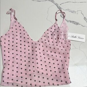 Bella Venice Pink Polka Dotted Shirt